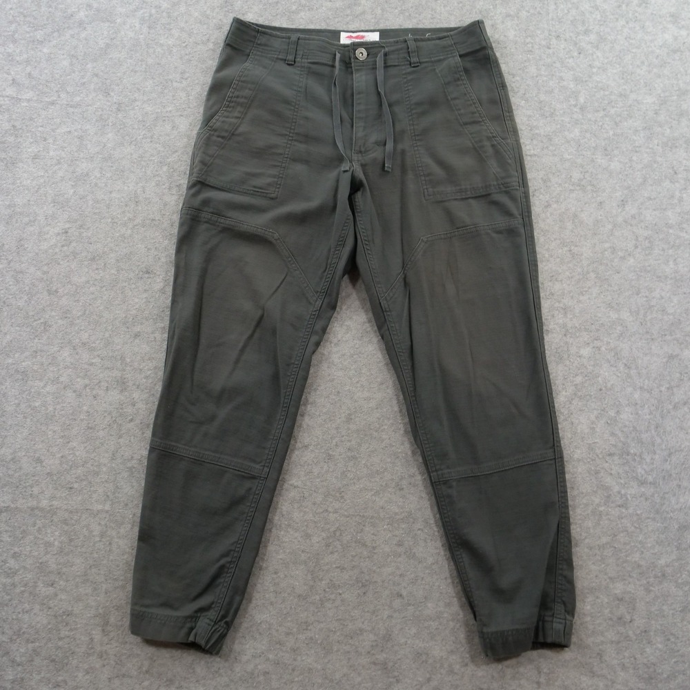 REI Co-op Pants Men 32 Gray Utility Cargo Hiking Outdoor Jogger Double Knee